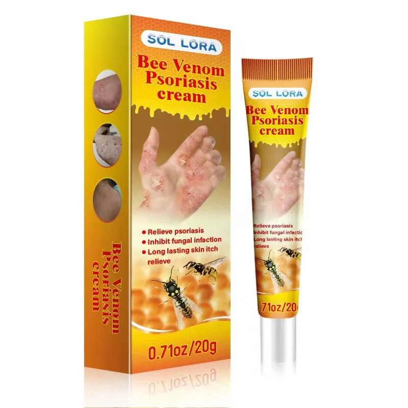 SOL LORA cross-border Amazon explosive bee venom relieves skin itching and repairs hand and foot moss skin repair cream