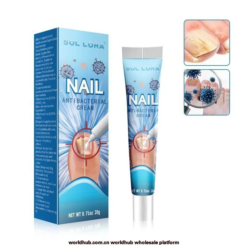 SOL LORA Amazon temuWish AliExpress 20g Nail Cream Nail Fungus Soft Nail Removal Ointment