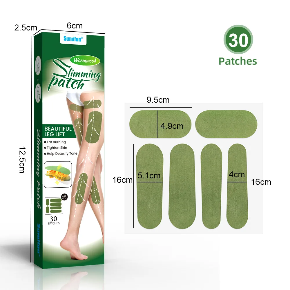 Sumifun Wormwood Leg Patches Cross-border Hot Selling Lazy Shaping Firming Leg Muscle Lifting Patches K00195 5