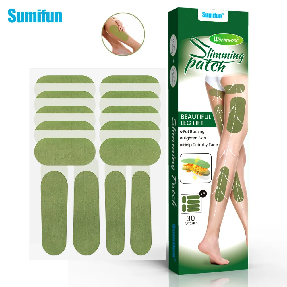 Sumifun Wormwood Leg Patches Cross-border Hot Selling Lazy Shaping Firming Leg Muscle Lifting Patches K00195 8