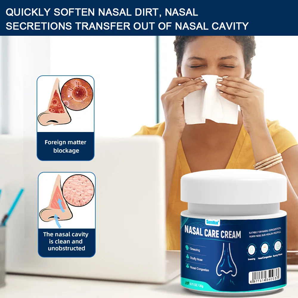 Sumifun Nasal Cream Amazon Tiktok Shopee Cross-border Foreign Trade Nasal Care Nasal Congestion Ventilation K20095 4