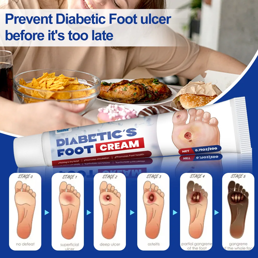 sumifun Tangning Foot Care Cream Amazon AliExpress Cross-border Plaster Abnormal Blood Sugar Cream K10274 4