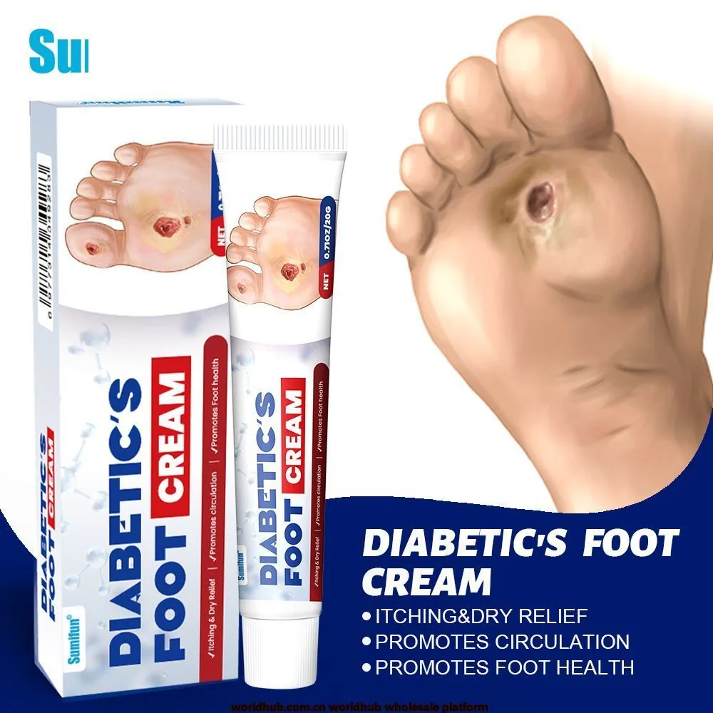 sumifun Tangning Foot Care Cream Amazon AliExpress Cross-border Plaster Abnormal Blood Sugar Cream K10274