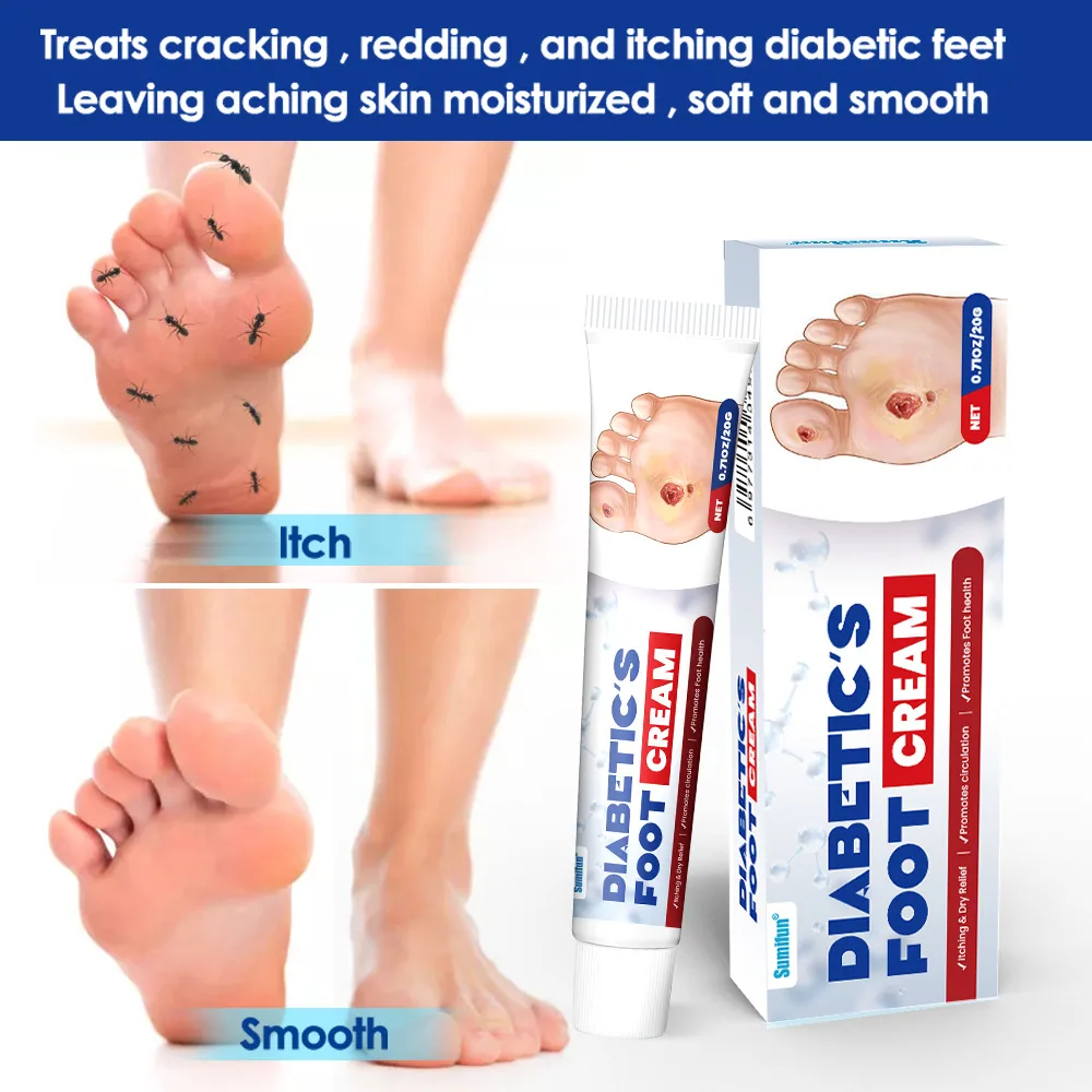 sumifun Tangning Foot Care Cream Amazon AliExpress Cross-border Plaster Abnormal Blood Sugar Cream K10274 5