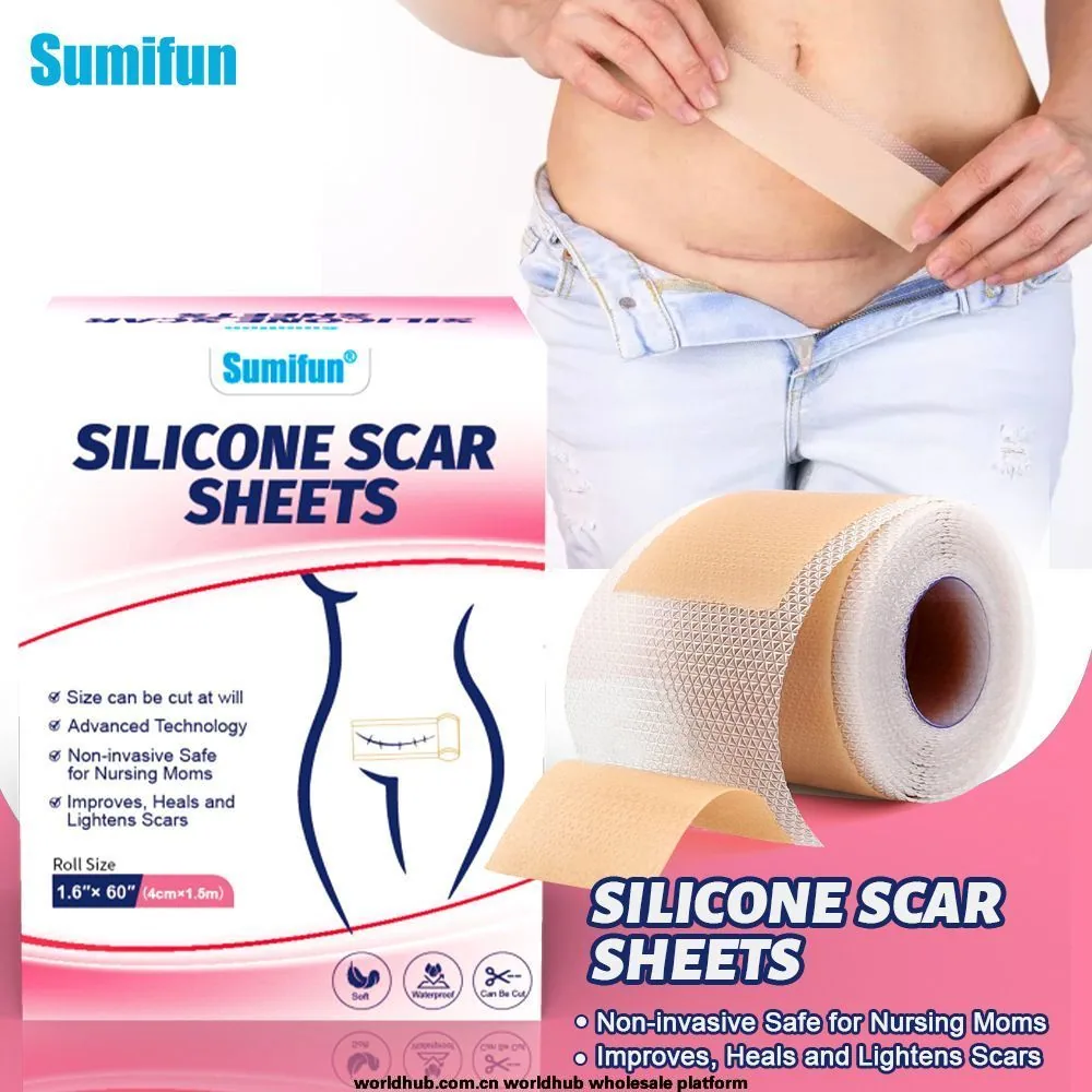 Sumifun ซิลิโคนเจล SCAR Repair Patch Mechanical SCAR Patch ผิวการบาดเจ็บ SCAR Repair K000013