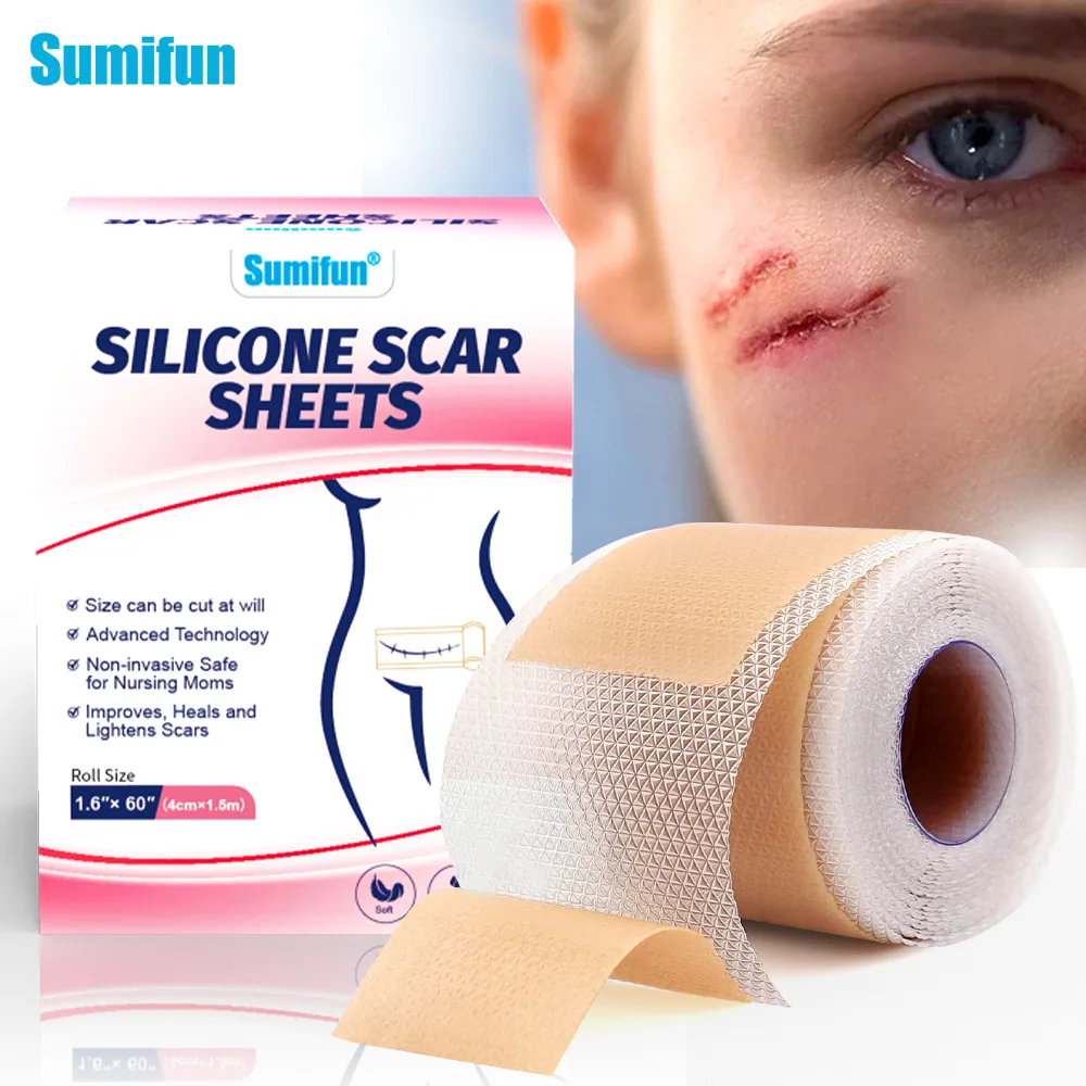 پچ ترمیم کننده اسکار ژل سیلیکونی Sumifun Patch مکانیکی Scar Scar Skin Scar Repair Scar Scar K000013 14