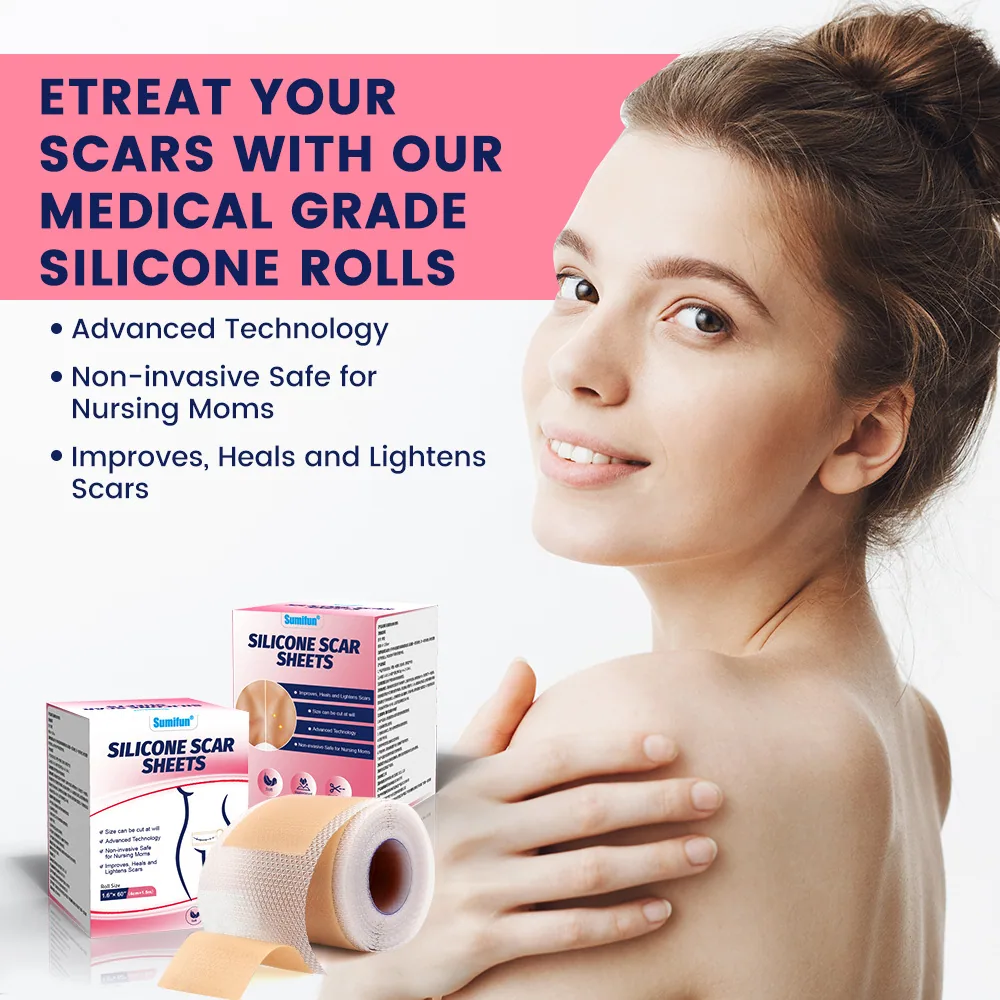 پچ ترمیم کننده اسکار ژل سیلیکونی Sumifun Patch مکانیکی Scar Scar Skin Scar Repair Scar Scar K000013 20