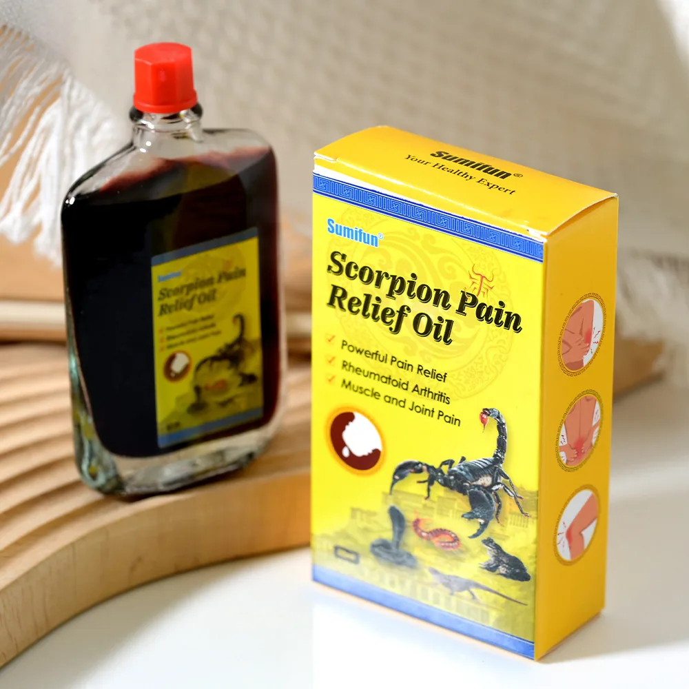 sumifun scorpion active oil knee joint pain five poisons fever massage liquid cross-border foreign trade K60035 12