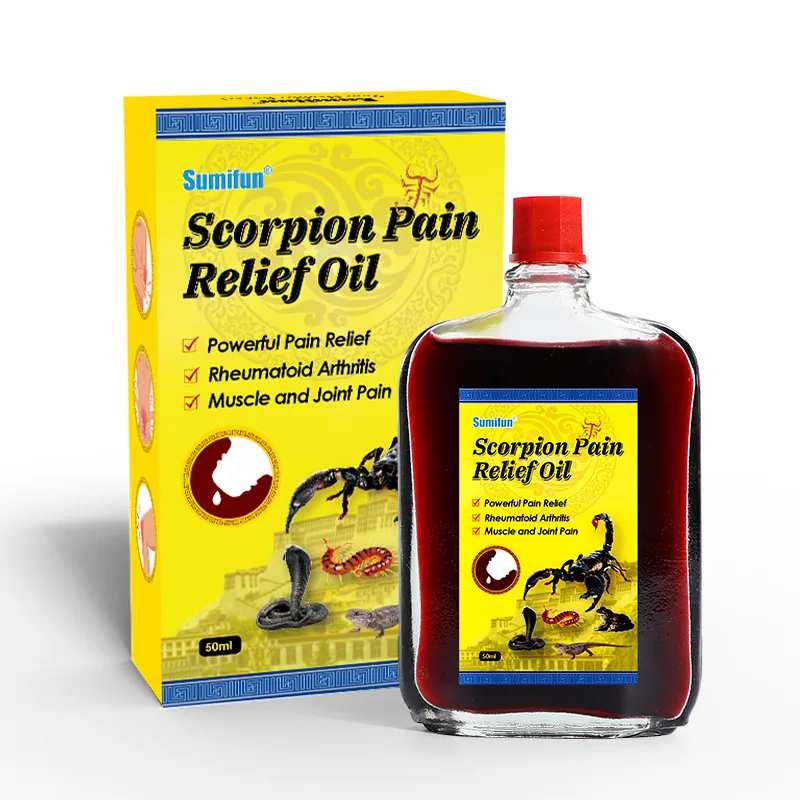 sumifun scorpion active oil knee joint pain five poisons fever massage liquid cross-border foreign trade K60035 3