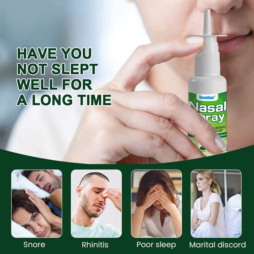 Sumifun Cang'er Zi Nasal Spray Cross-border Foreign Trade Anti-Snoring Spray Nasal Congestion Dredging Nasal Care K50019 5