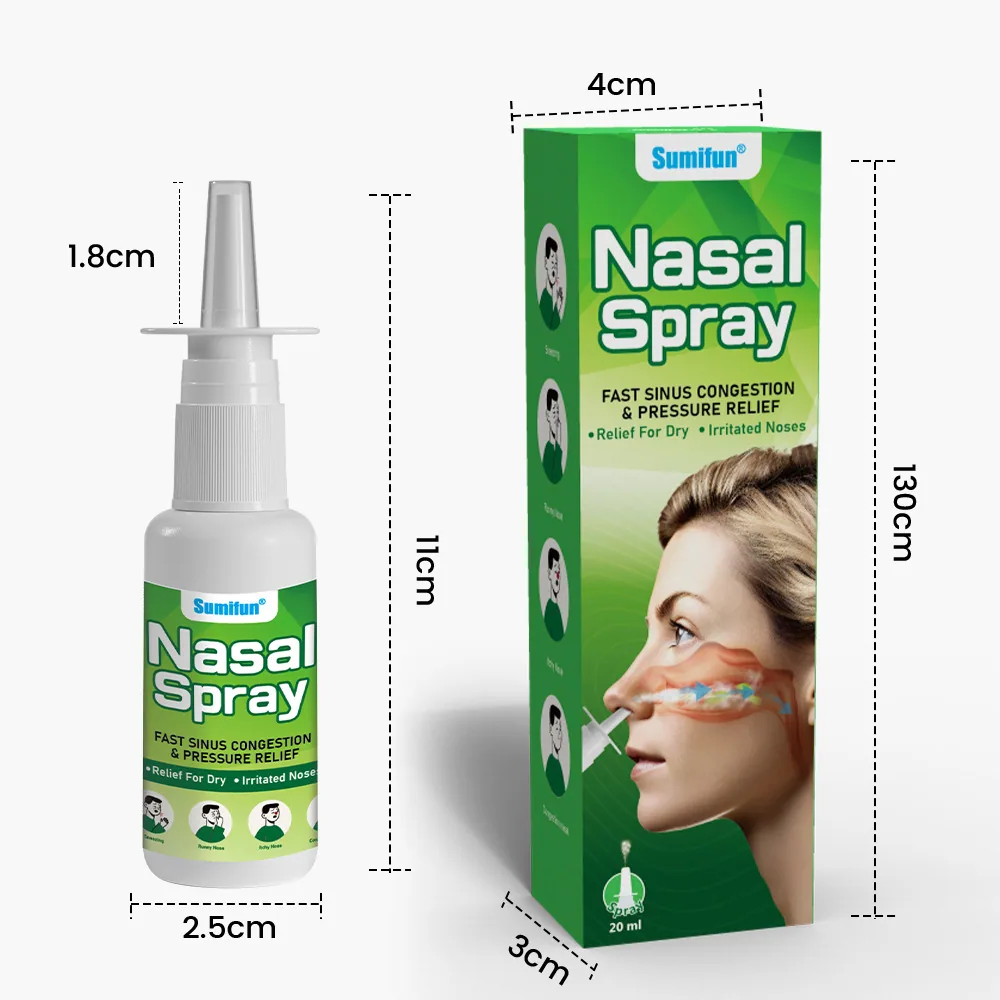 Sumifun Cang'er Zi Nasal Spray Cross-border Foreign Trade Anti-Snoring Spray Nasal Congestion Dredging Nasal Care K50019 8