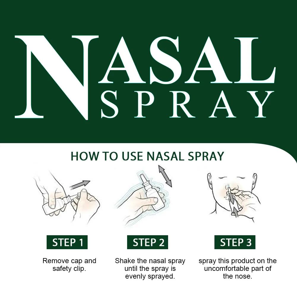 Sumifun Cang'er Zi Nasal Spray Cross-border Foreign Trade Anti-Snoring Spray Nasal Congestion Dredging Nasal Care K50019 7