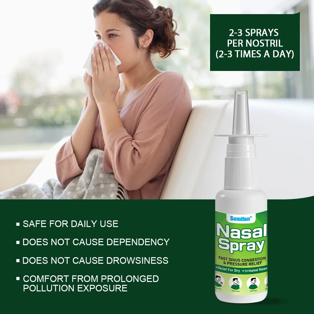 Sumifun Cang'er Zi Nasal Spray Cross-border Foreign Trade Anti-Snoring Spray Nasal Congestion Dredging Nasal Care K50019 4