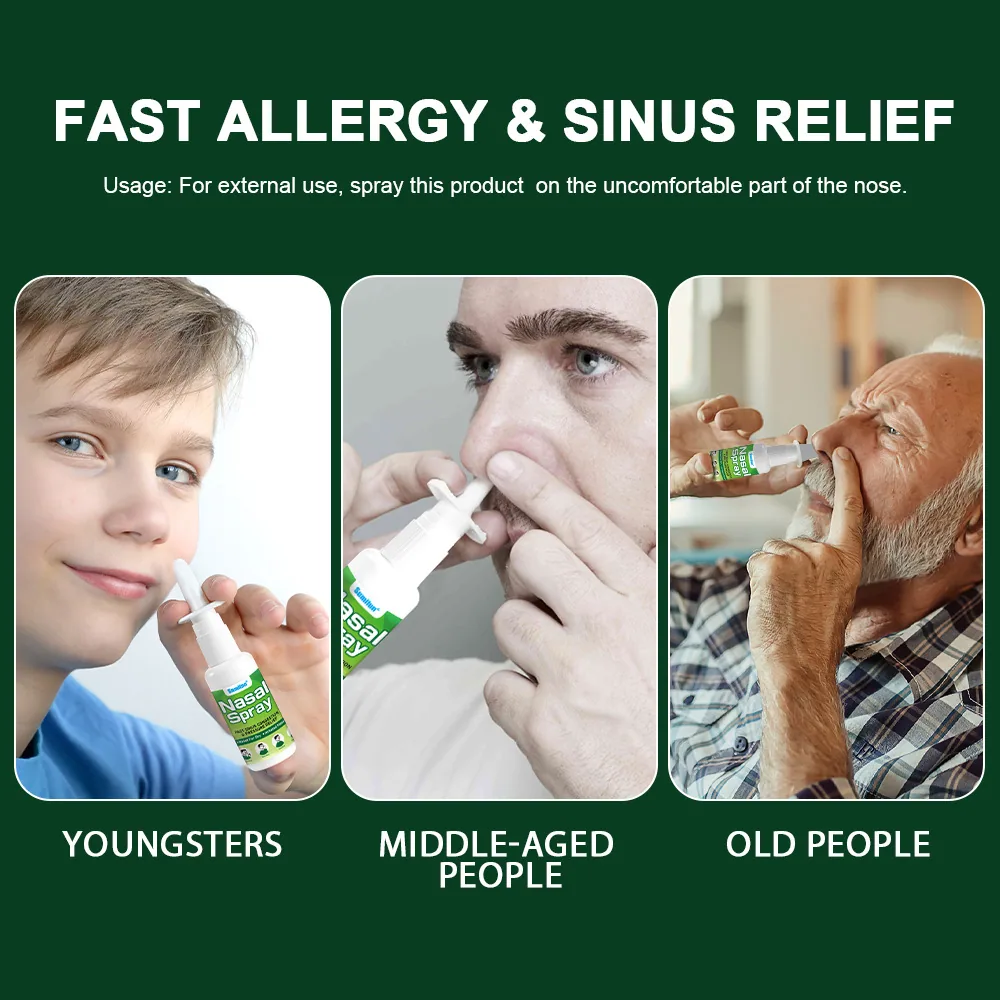 Sumifun Cang'er Zi Nasal Spray Cross-border Foreign Trade Anti-Snoring Spray Nasal Congestion Dredging Nasal Care K50019 6