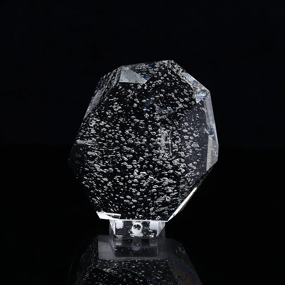 Creative new crystal stone lighting K9 pattern crystal lampshade decorative glass lamps home decoration wholesale 2