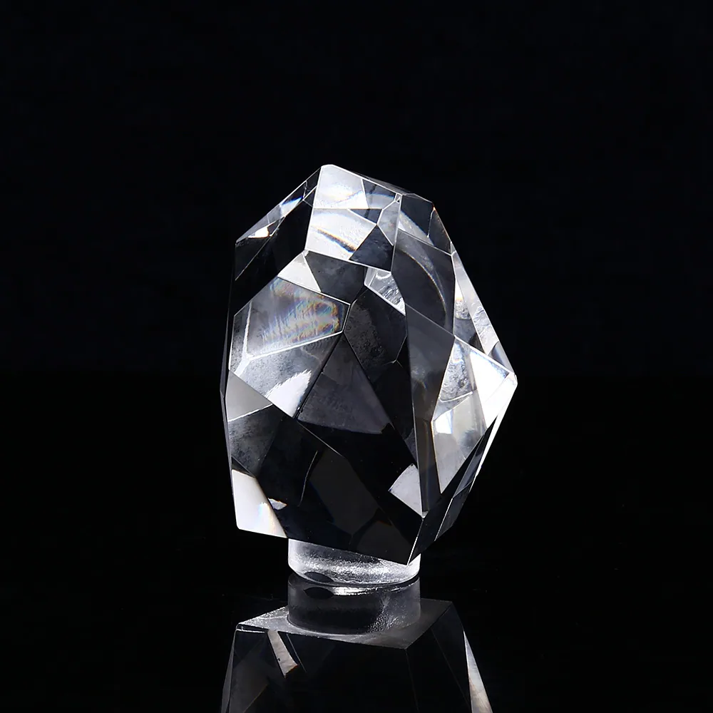 Creative new crystal stone lighting K9 pattern crystal lampshade decorative glass lamps home decoration wholesale 4