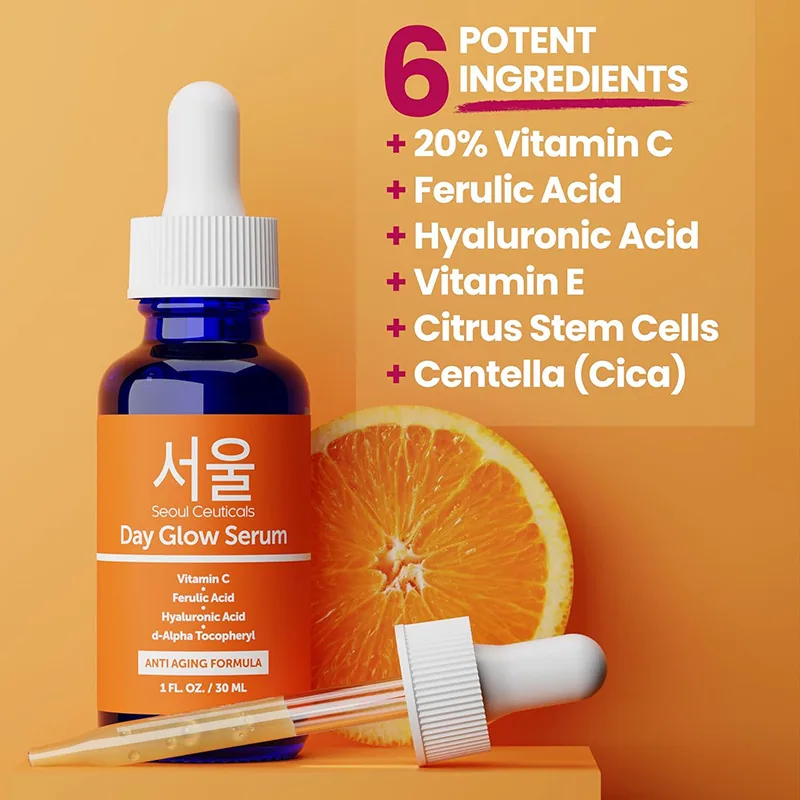 Cross-border Seoul Ceuticals Day Glow Serum Vitamin C Serum Luminous Serum Blood 11