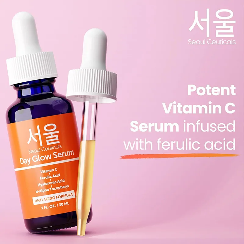 Cross-border Seoul Ceuticals Day Glow Serum Vitamin C Serum Luminous Serum Blood 2