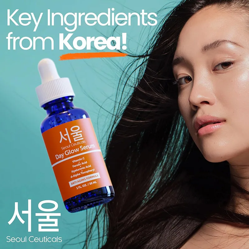 Cross-border Seoul Ceuticals Day Glow Serum Vitamin C Serum Luminous Serum Blood 13
