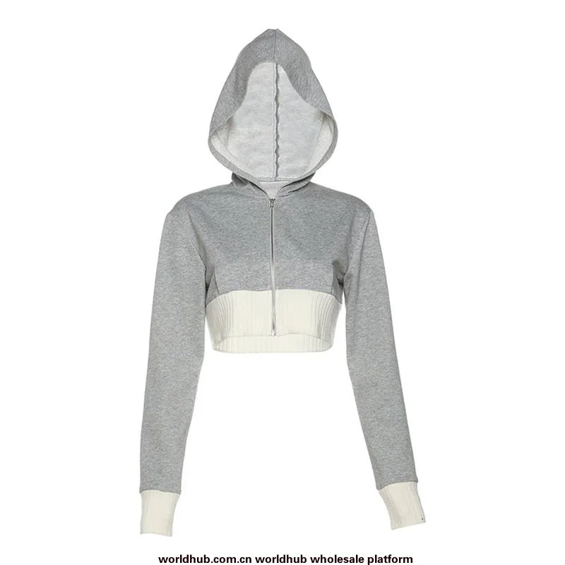 European and American 2023 autumn women's new long-sleeved versatile crop top cardigan jacket high-waisted slimming pleated skir