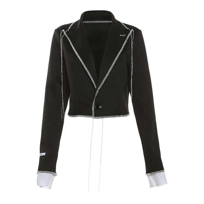 European and American cross-border 2023 autumn fashion trend women's new long-sleeved V-neck cardigan slim solid color versatile