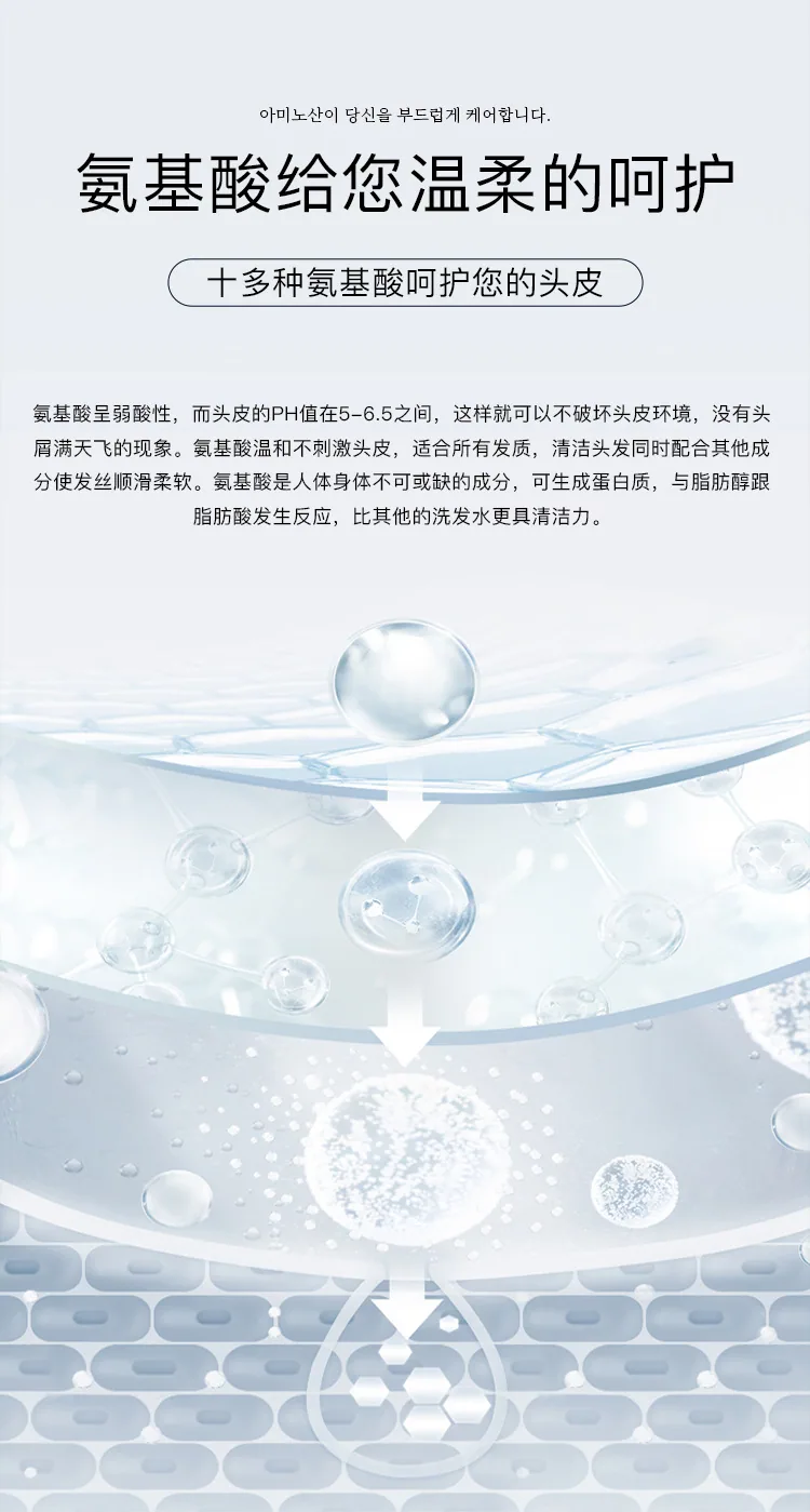 Nanjing Tongrentang Kailan Duo amino acid scalp cleansing shampoo lotion wholesale hair inflammation repair Ning plant mite remo 14