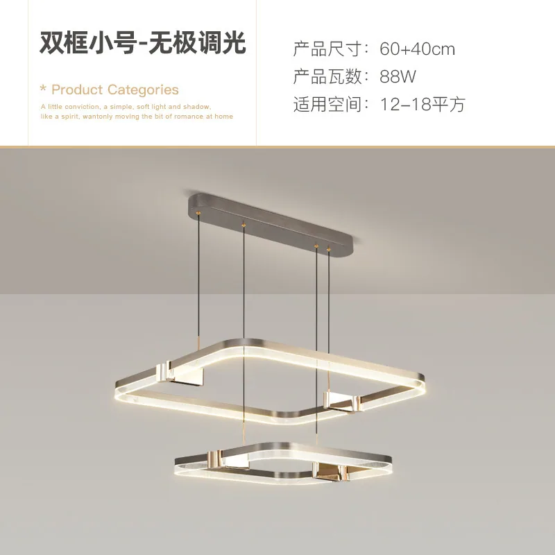 Italian light luxury living room chandelier 2024 new modern simple atmospheric design hall main light 2