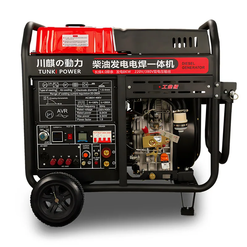 Diesel Power Generator Welding Machine Long Welding 4.0 Power Generation 8kw Hair Welding Machine Generator Welding Machine