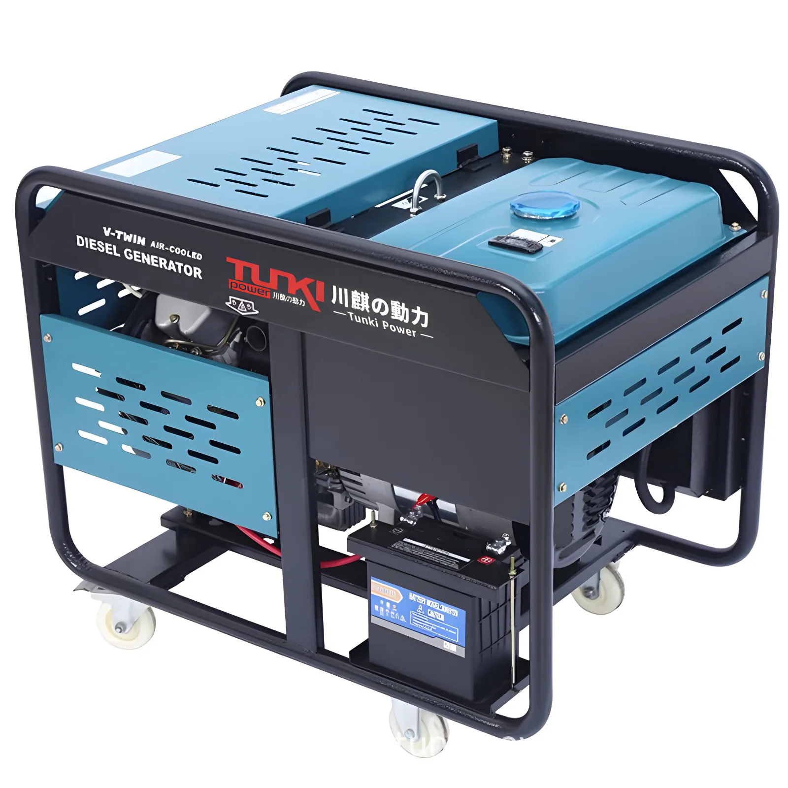 Chuanqi Power 10/15/20kw gasoline generator twin cylinder diesel generator 220V single-phase 380 volt emergency