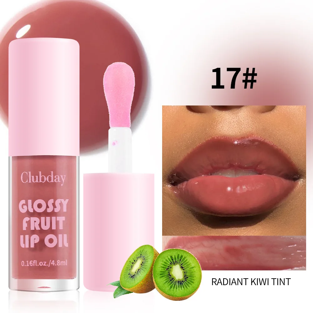 Clubday Moisturizing Multi-Color Fruit Lip Gloss Lasts Long Lasting No Fading Dudu Lip Cross-border Lip Gloss Makeup Wholesale 17