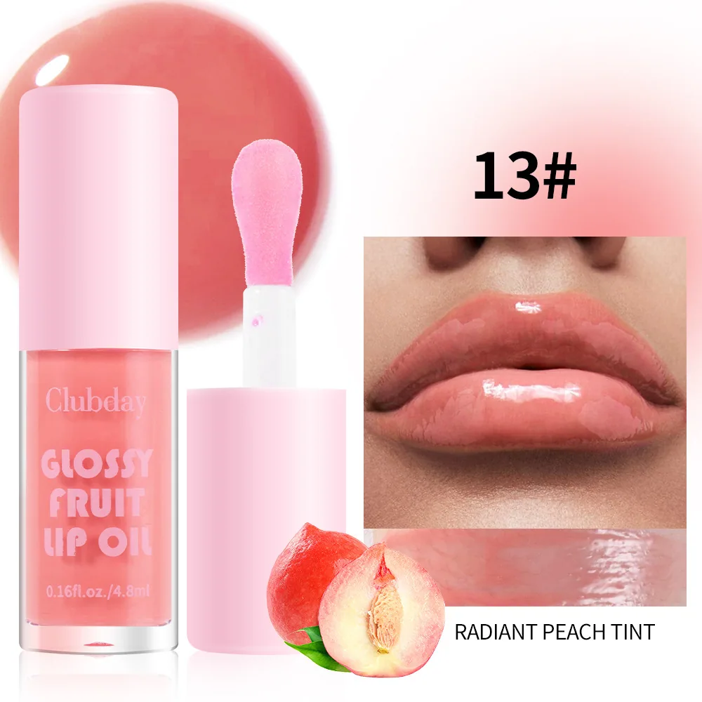 Clubday Moisturizing Multi-Color Fruit Lip Gloss Lasts Long Lasting No Fading Dudu Lip Cross-border Lip Gloss Makeup Wholesale 13