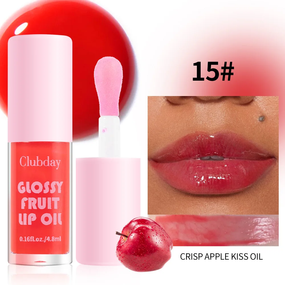 Clubday Moisturizing Multi-Color Fruit Lip Gloss Lasts Long Lasting No Fading Dudu Lip Cross-border Lip Gloss Makeup Wholesale 15