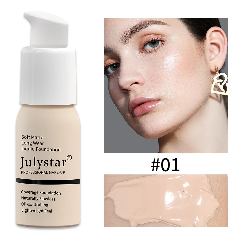 Fond de teint hydratant pour contour de maquillage, commerce extérieur, transfrontalier européen et américain, imperméable et durable, sans maquillage c