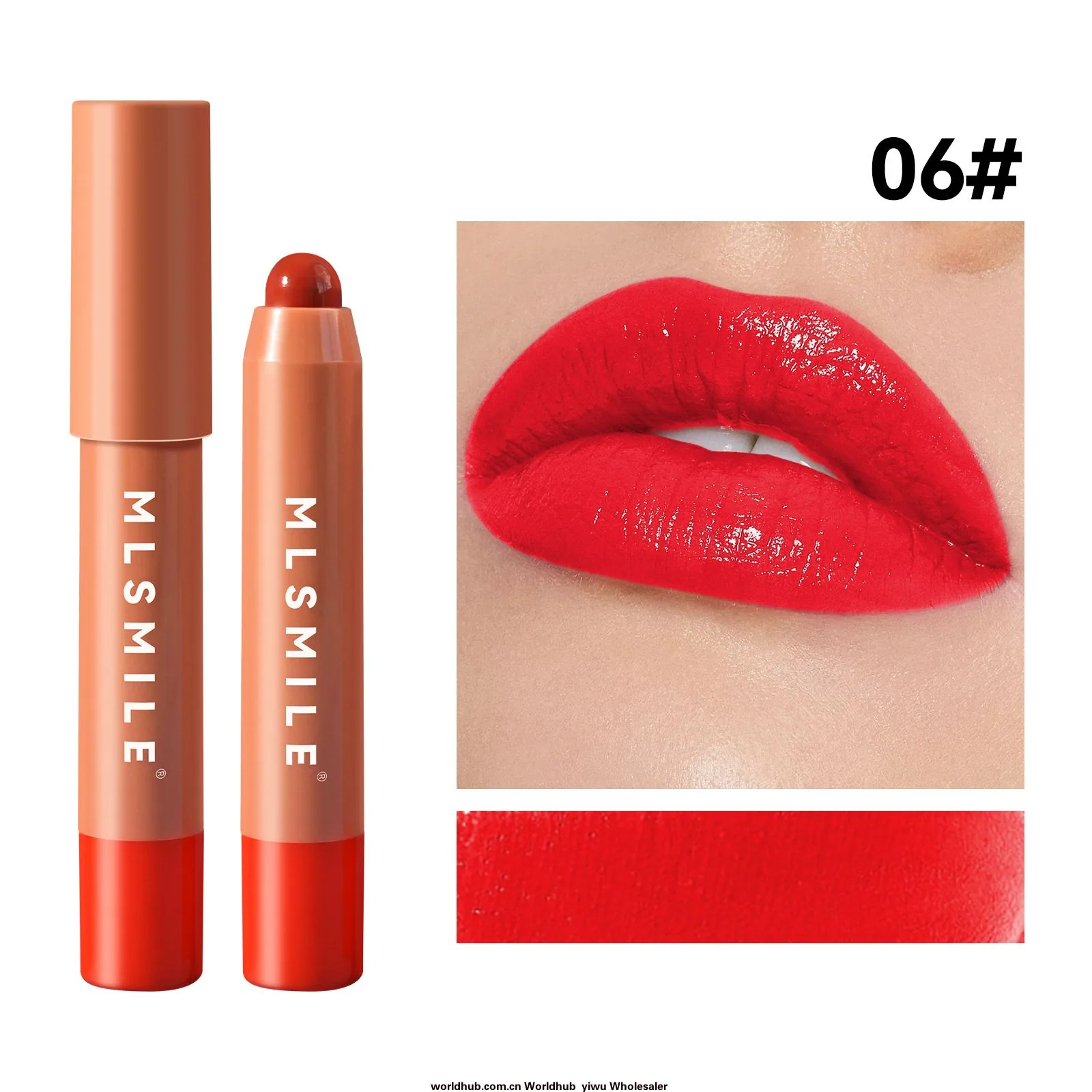 Cross-border exclusive for easy-to-color lipstick, tinted lipstick pen, moisturizing lip honey, lip gloss, lip gloss, lip gloss 6