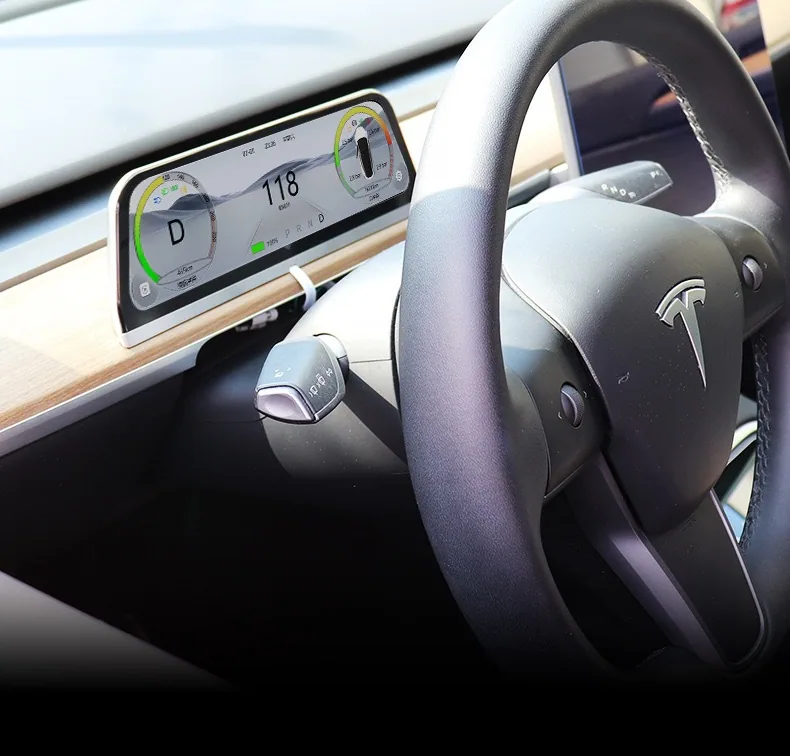 Amazon explosive model applicable to Tesla model3/Y LCD instrument cluster display supports carplay 15