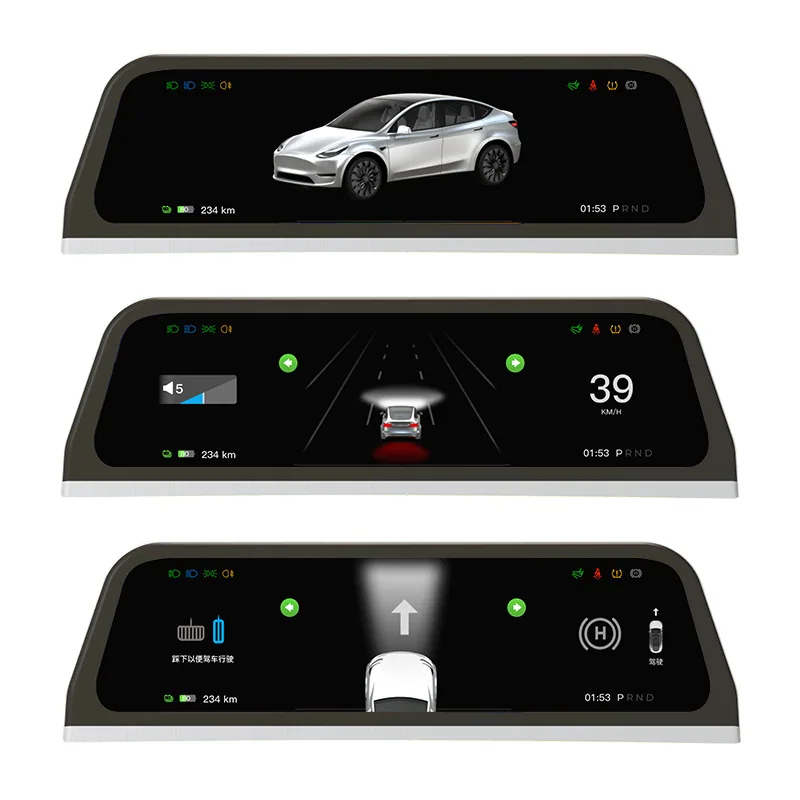 Amazon explosive model applicable to Tesla model3/Y LCD instrument cluster display supports carplay 2