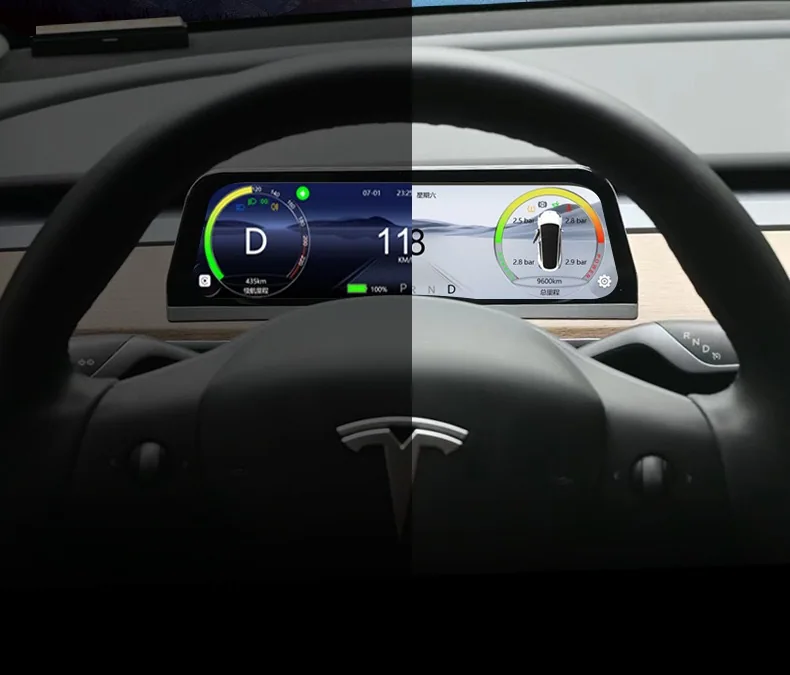 Amazon explosive model applicable to Tesla model3/Y LCD instrument cluster display supports carplay 14