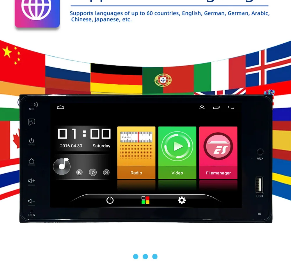 It is suitable for Toyota Corolla navigation all-in-one machine central control large-screen Android navigation and reversing im 7