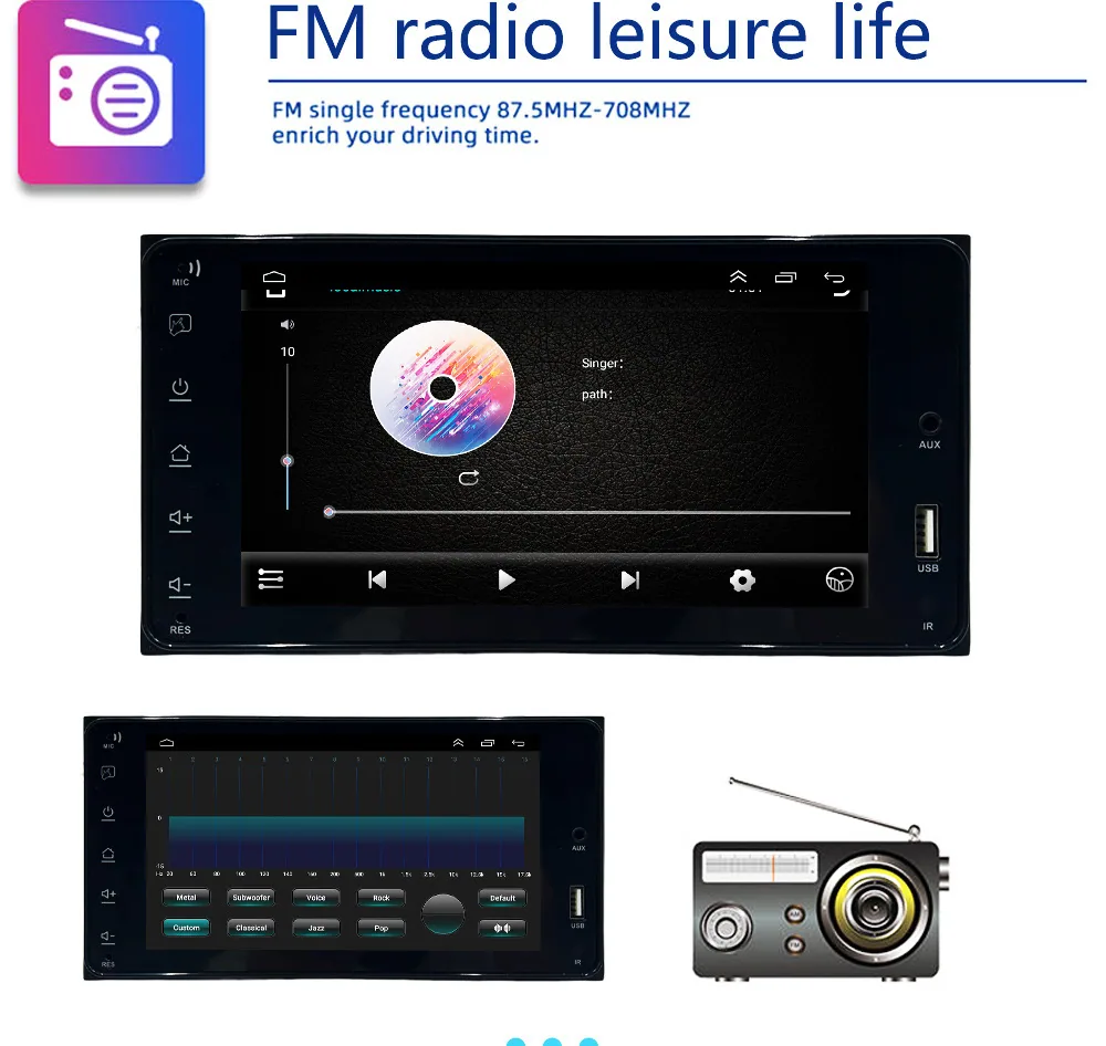 It is suitable for Toyota Corolla navigation all-in-one machine central control large-screen Android navigation and reversing im 2