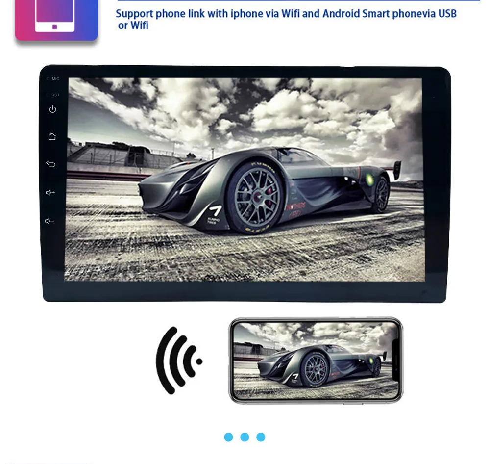Cross-border new product Android universal machine Bluetooth HD film and television 9 inch touch screen car GPS navigator all-in 5