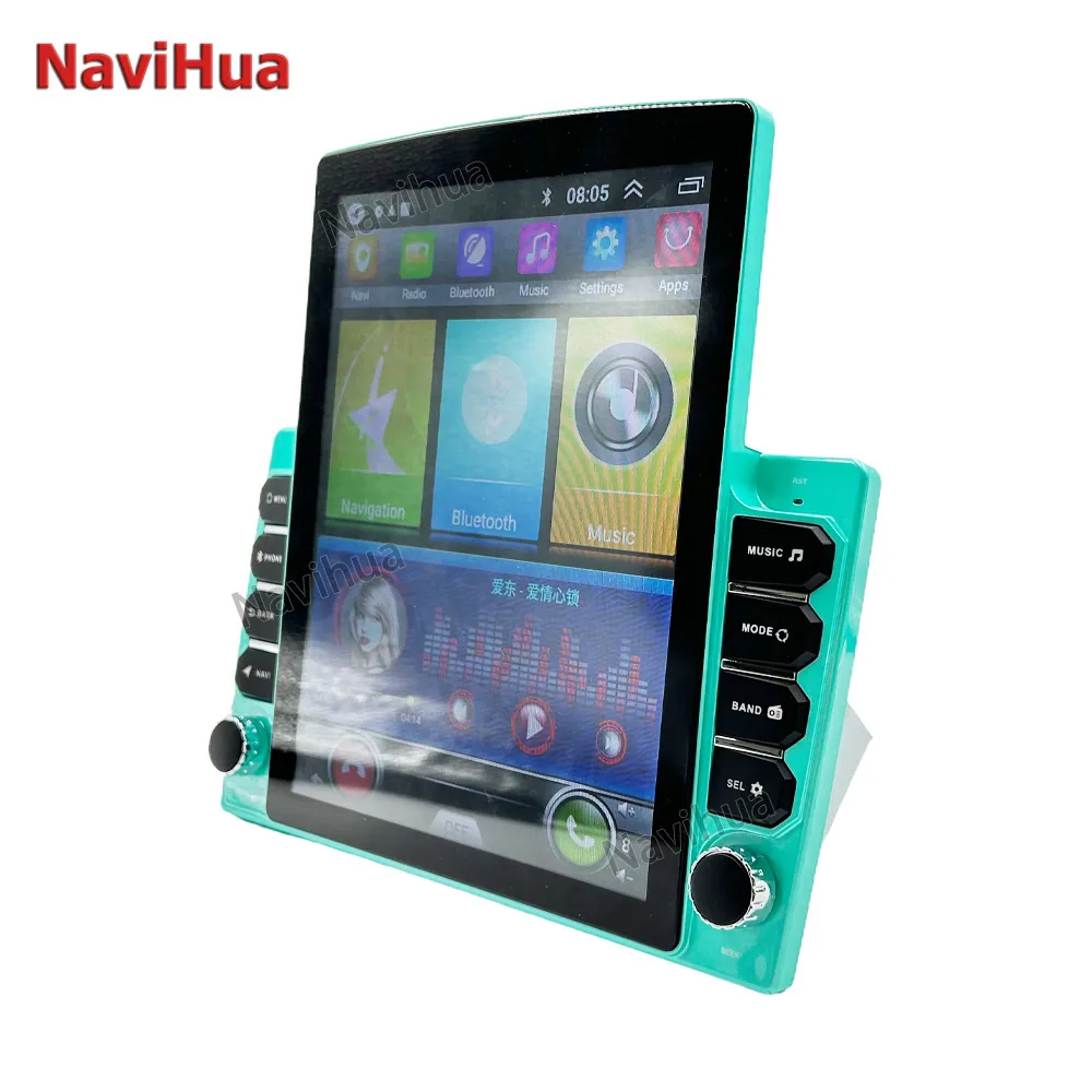 Çapraz aynaya özel 9,7 inç IPS ekran Android navigasyon GPS Bluetooth dikey ekran Donkey Kong çerçeve sunucusu 11