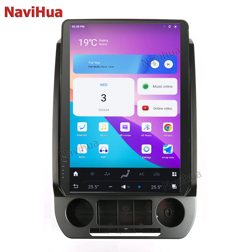 Anwendbar für 2015–2022 Ford Raptor F150 Android Intelligent Navigation 14,4 Zoll Qualcomm Octa-Core 8+128G 14