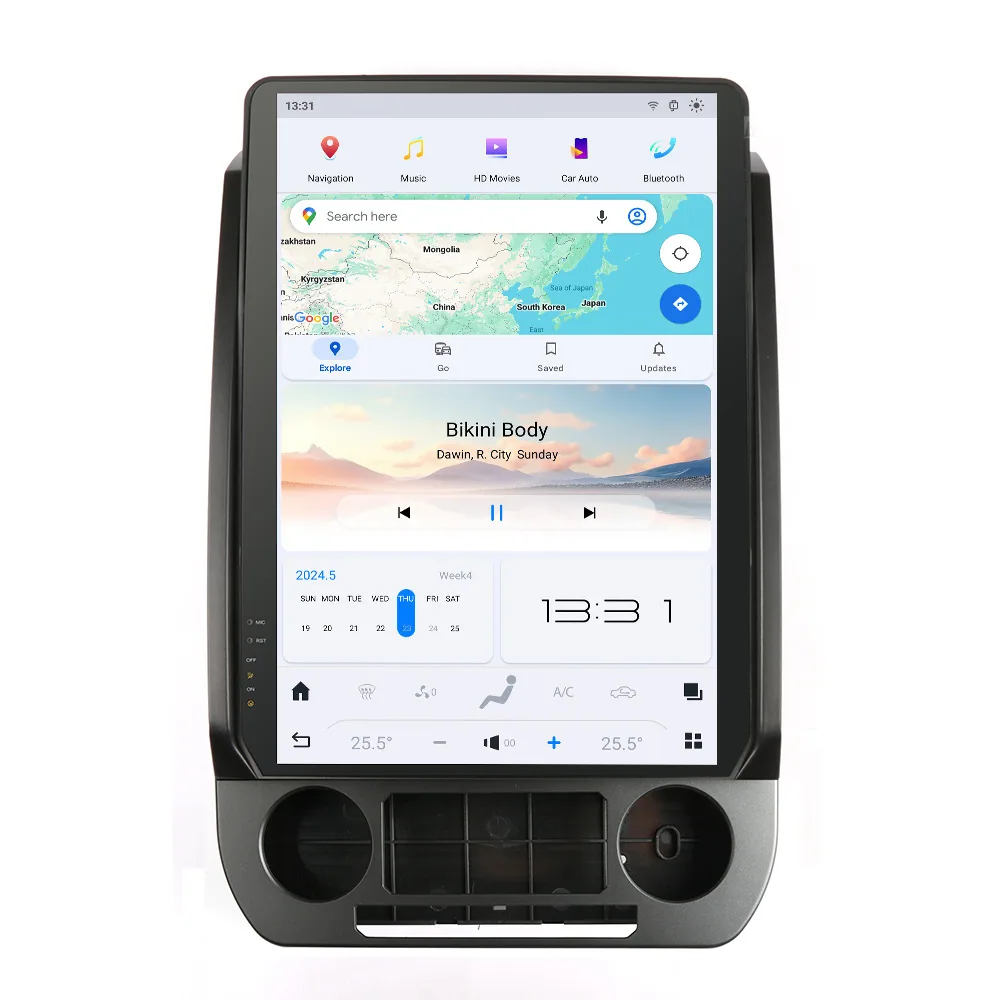 Anwendbar für 2015–2022 Ford Raptor F150 Android Intelligent Navigation 14,4 Zoll Qualcomm Octa-Core 8+128G 15