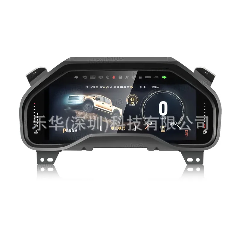 The new model is suitable for Ford Raptor/Mustang modified and upgraded intelligent LCD instrument cluster special cars 2