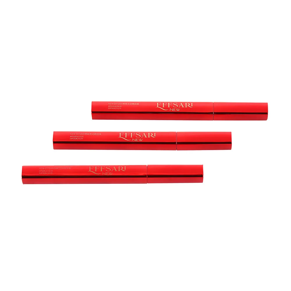 EFFSARI 0.1mm waterproof liquid eyeliner pen tip close-up, quick drying and non-smudging for beginners