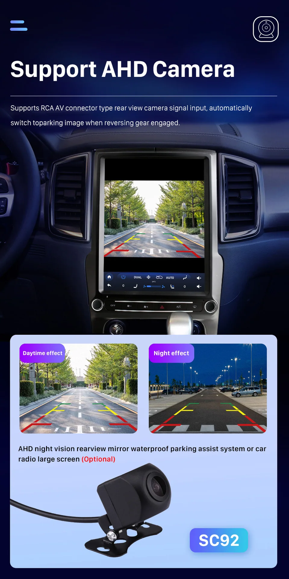 Applicable to 2015 -2022 Ford Everest Ranger Road Shaker Wireless Carplay Android Navigation 9