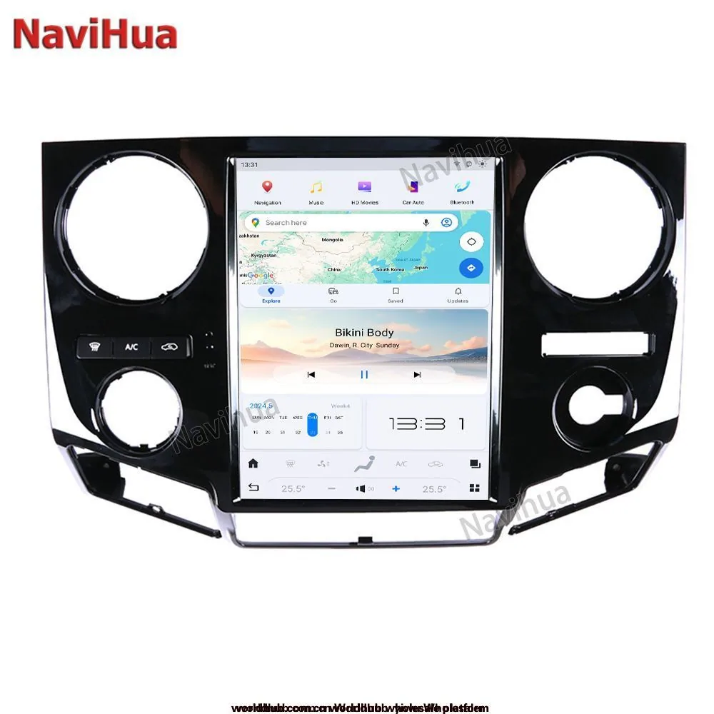 Cross-border applicable 2009-2014 Ford F250/F350/F450/F650 central control vertical screen navigation system is all installed