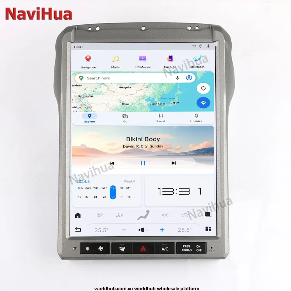 Подходит для Ford F250 F350 2013-2014 автомобилей Android с большим экраном и вертикальным экраном Carplay Navigation