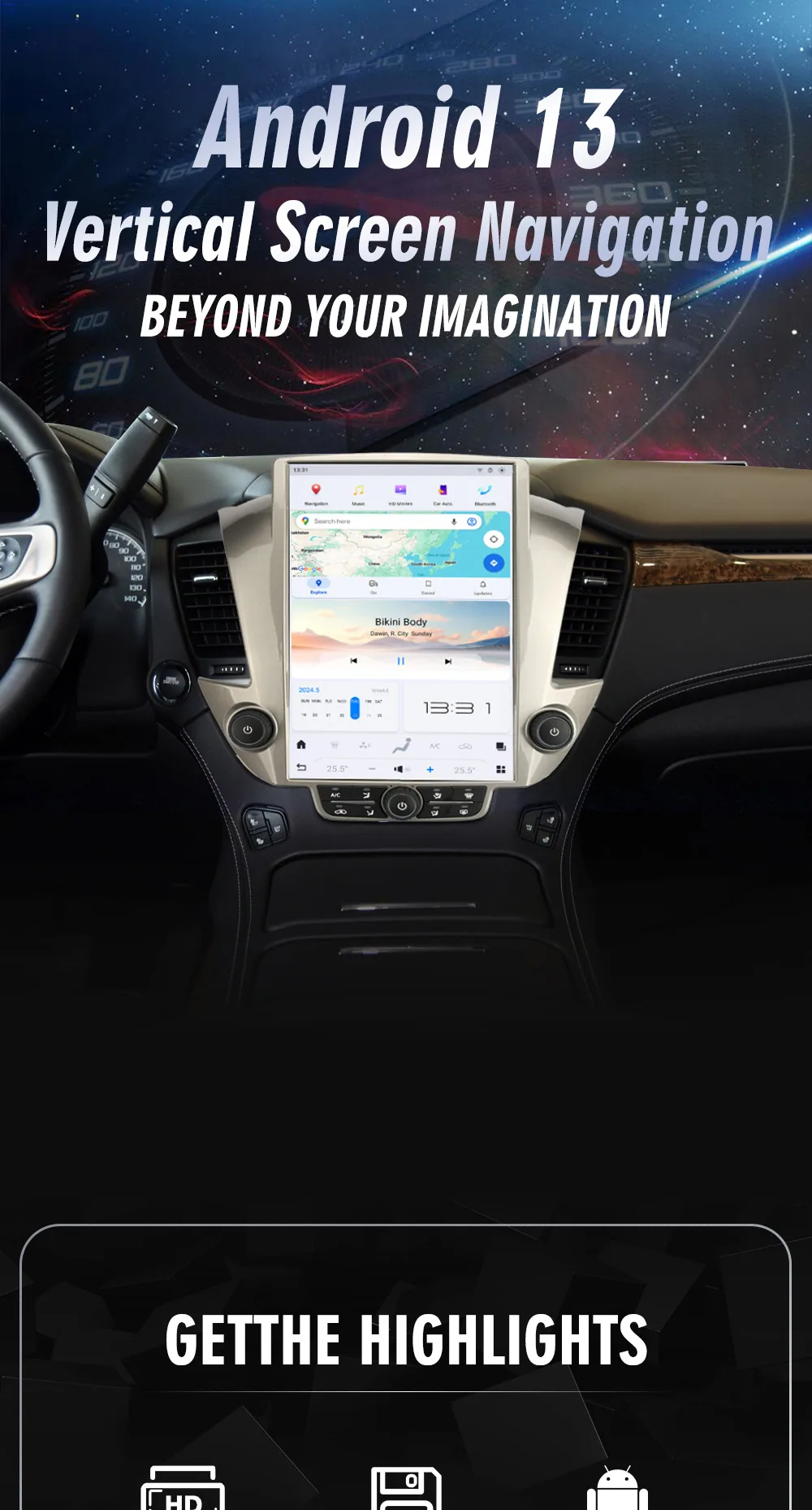 Venta caliente transfronteriza para chevrolet 15-18, navegación Android todo en uno, reproductor android mp5, navegación GPS 3