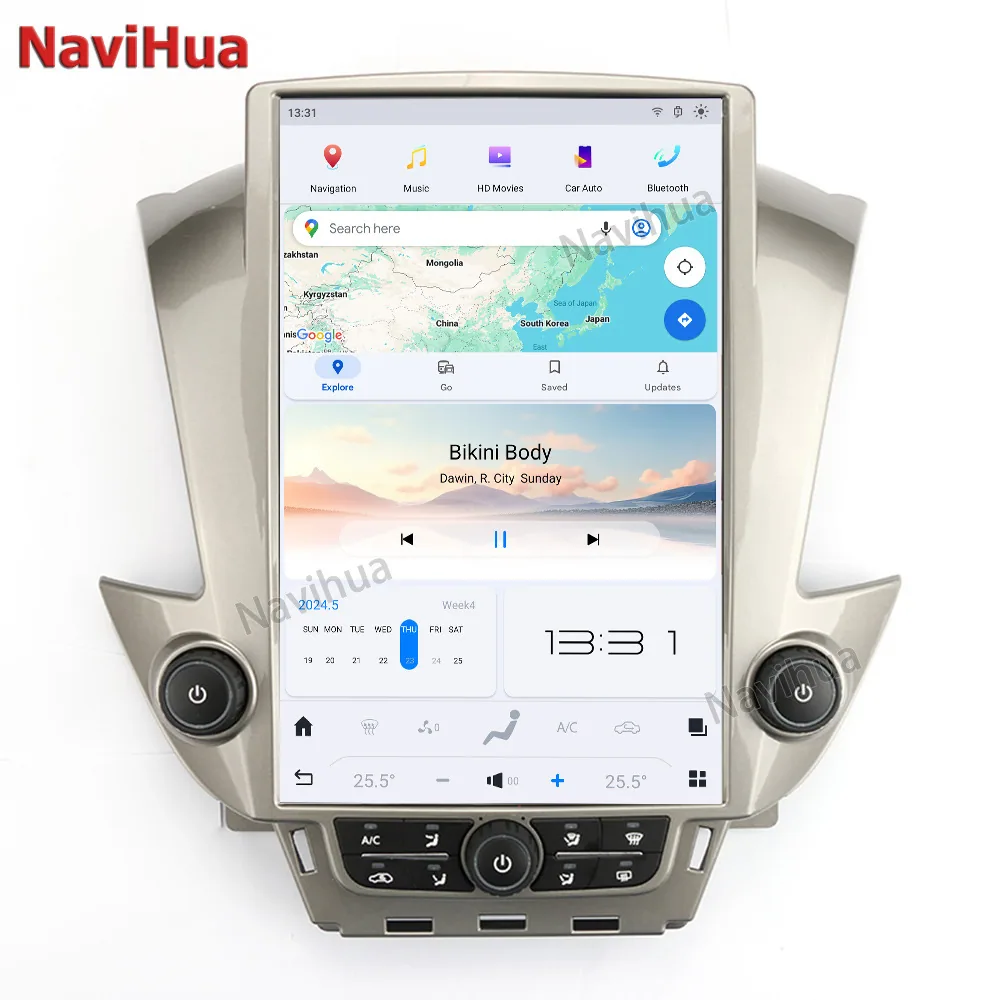 Venta caliente transfronteriza para chevrolet 15-18, navegación Android todo en uno, reproductor android mp5, navegación GPS 16